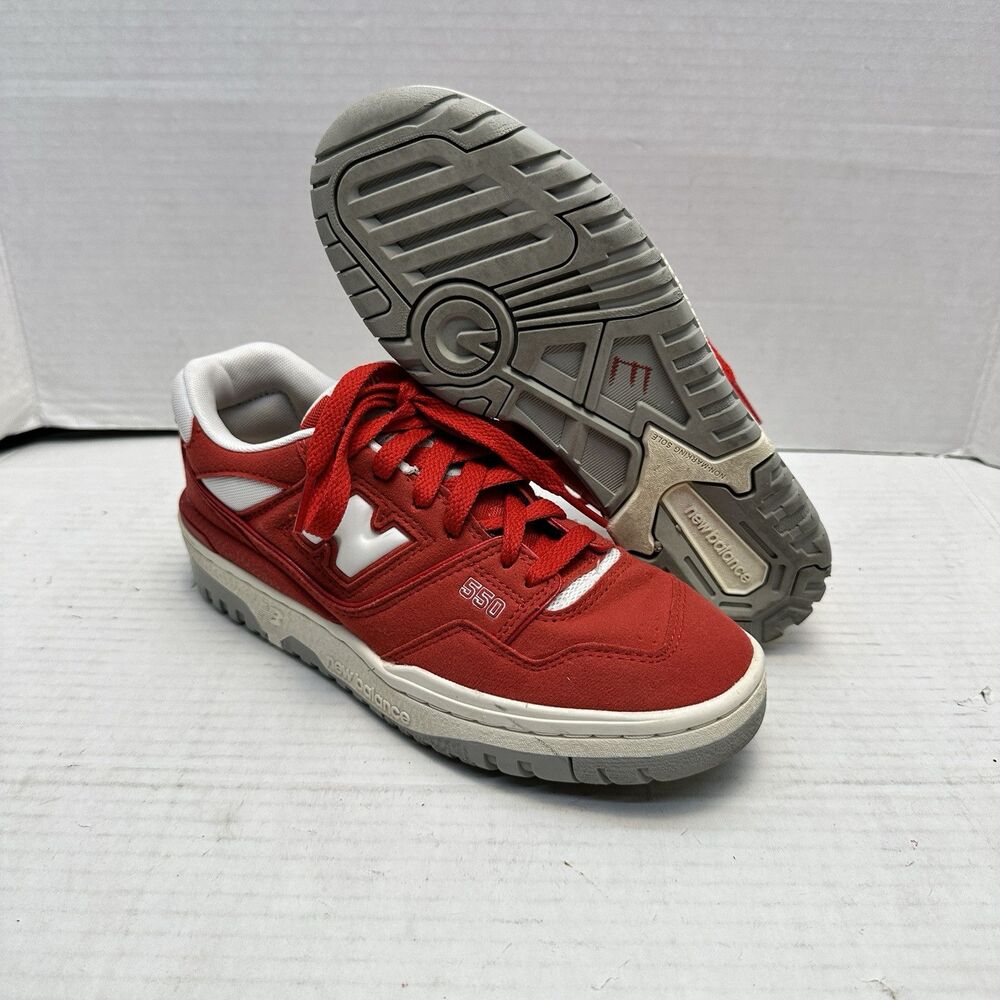 New balance 550  RedWhite Sneakers Youth Kids GSB550ND GS Size 4Y